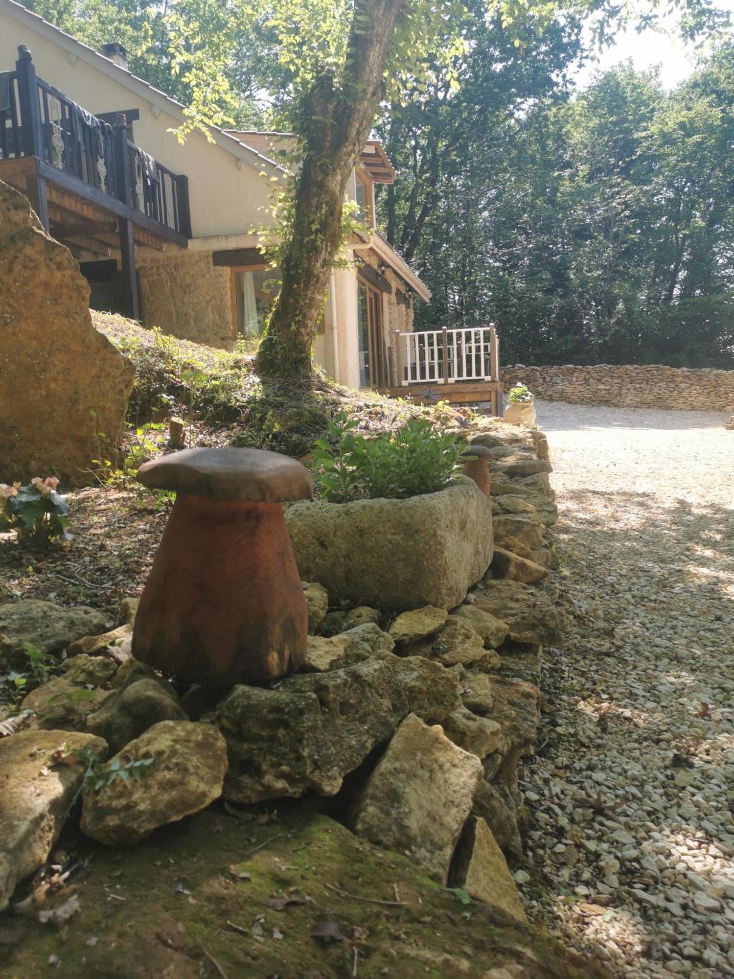La Borie Du Bois Sarlat Bed & Breakfast Saint-Andre-d'Allas Exterior foto